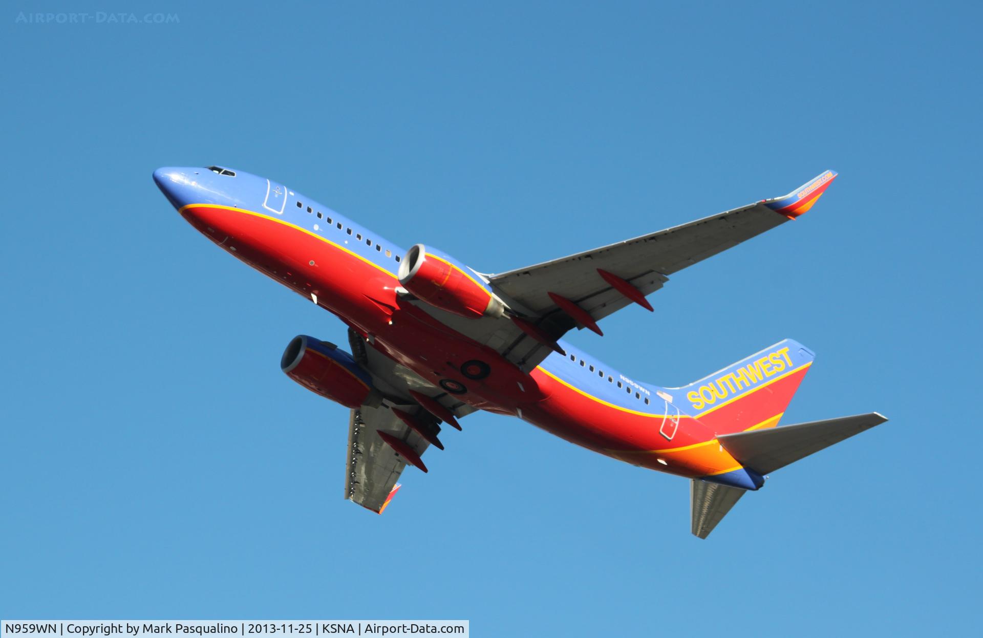 N959WN, 2011 Boeing 737-7H4 C/N 36674, Boeing 737-700