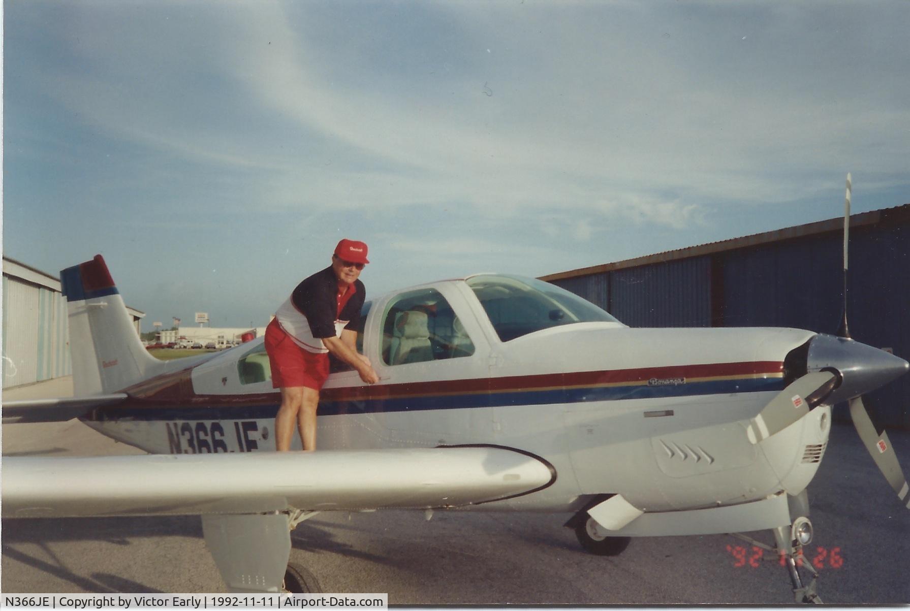 N366JE, Beech F33A Bonanza C/N CE1657, Purchased new by Jack V. Early, hence the 