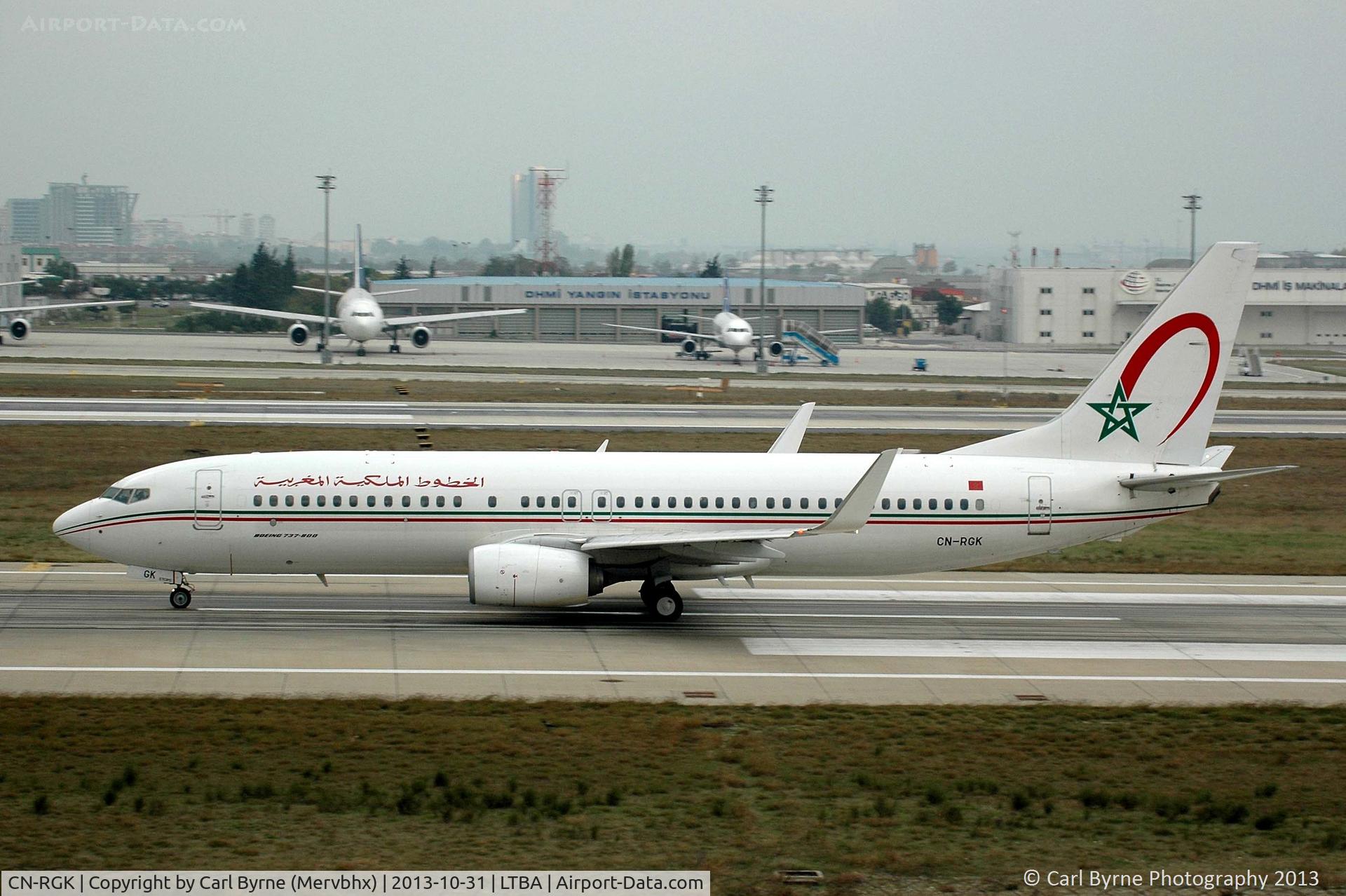 CN-RGK, 2012 Boeing 737-8B6 C/N 33073, Taken from the Fly Inn Shopping Mall.