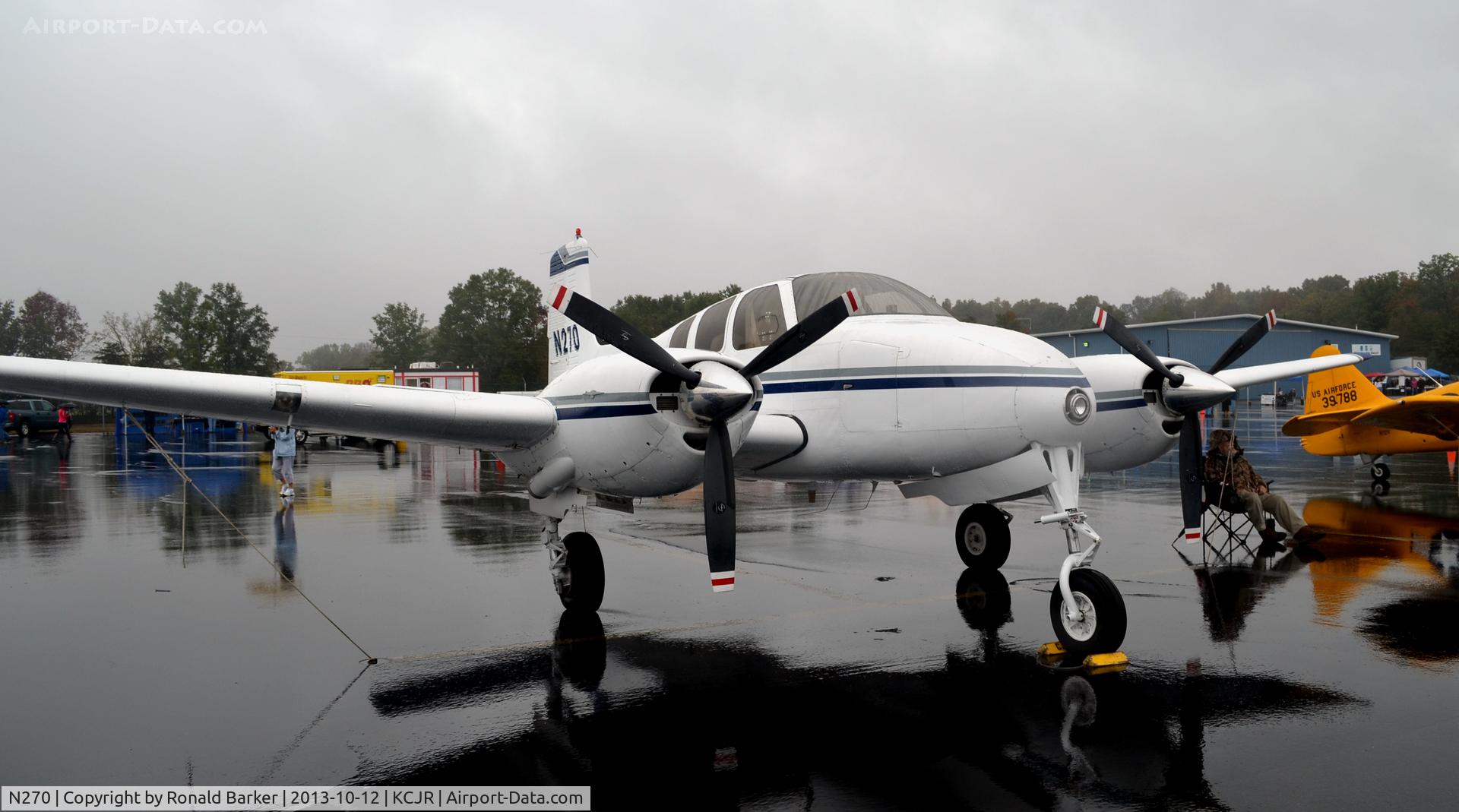 N270, 1961 Beech D50E Twin Bonanza C/N DH-308, Culpeper Air Fest 2013