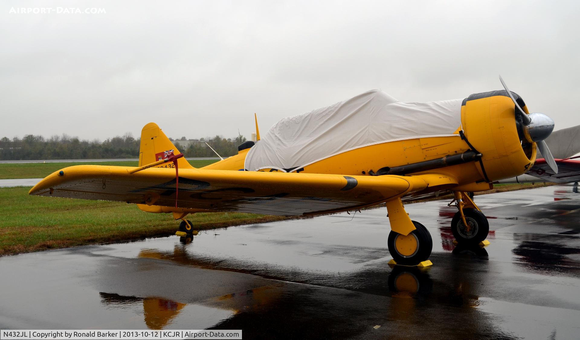 N432JL, Canadian Car & Foundry Harvard MK IV C/N CCF4-223, Culpeper Air Fest 2013