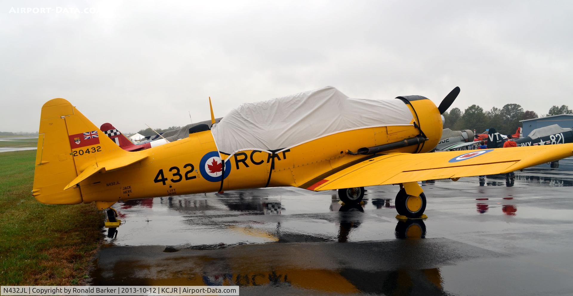 N432JL, Canadian Car & Foundry Harvard MK IV C/N CCF4-223, Culpeper Air Fest 2013