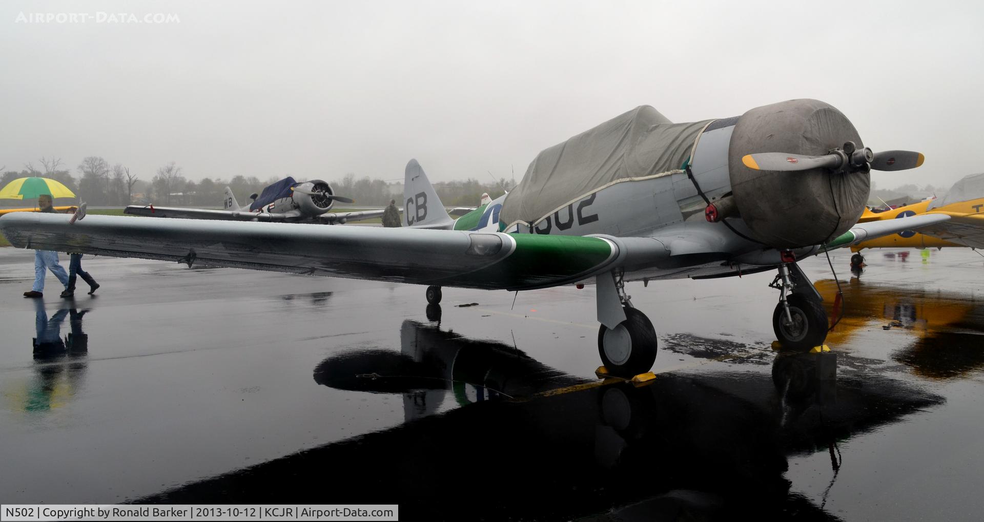 N502, 1941 North American SNJ-5 Texan Texan C/N 43689, Culpeper Air Fest 2013