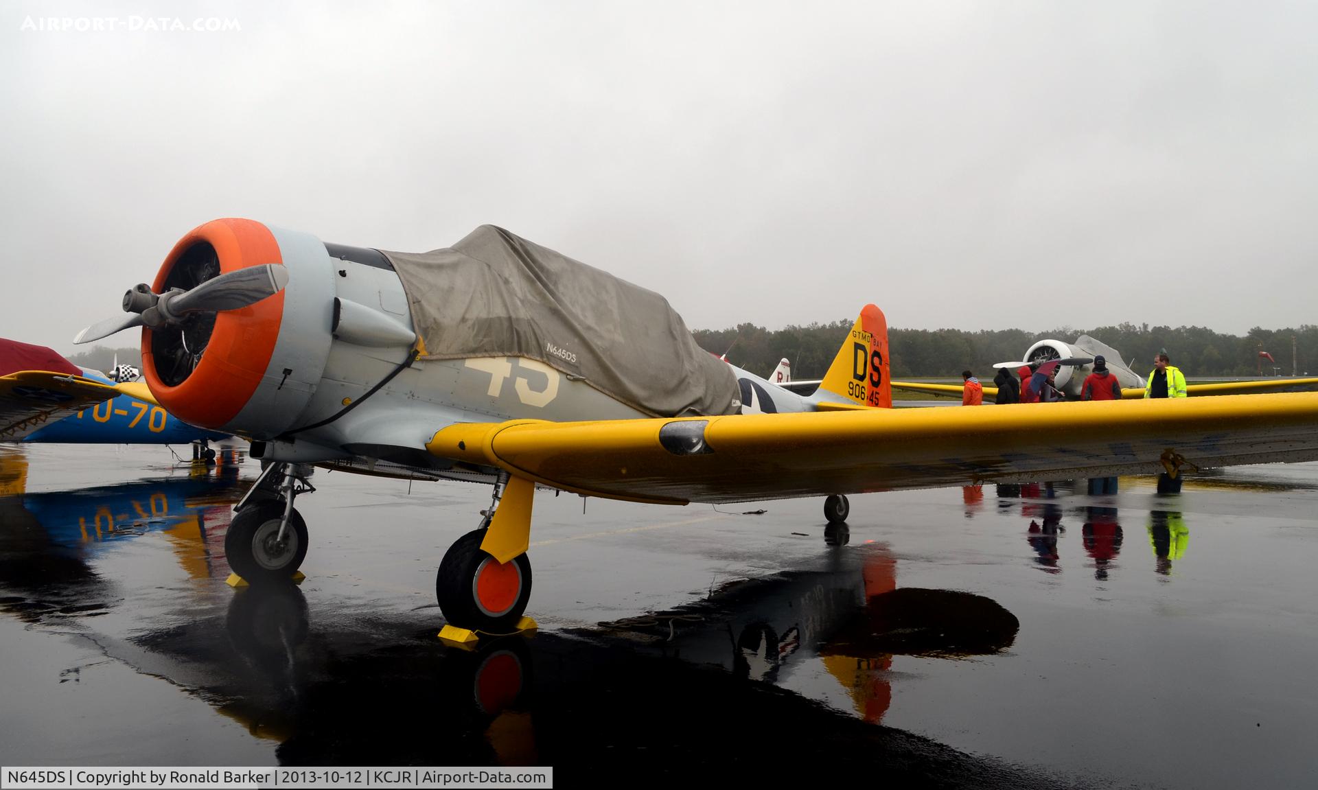 N645DS, 1944 North American SNJ-5 Texan Texan C/N 88-17678, Culpeper Air Fest 2013