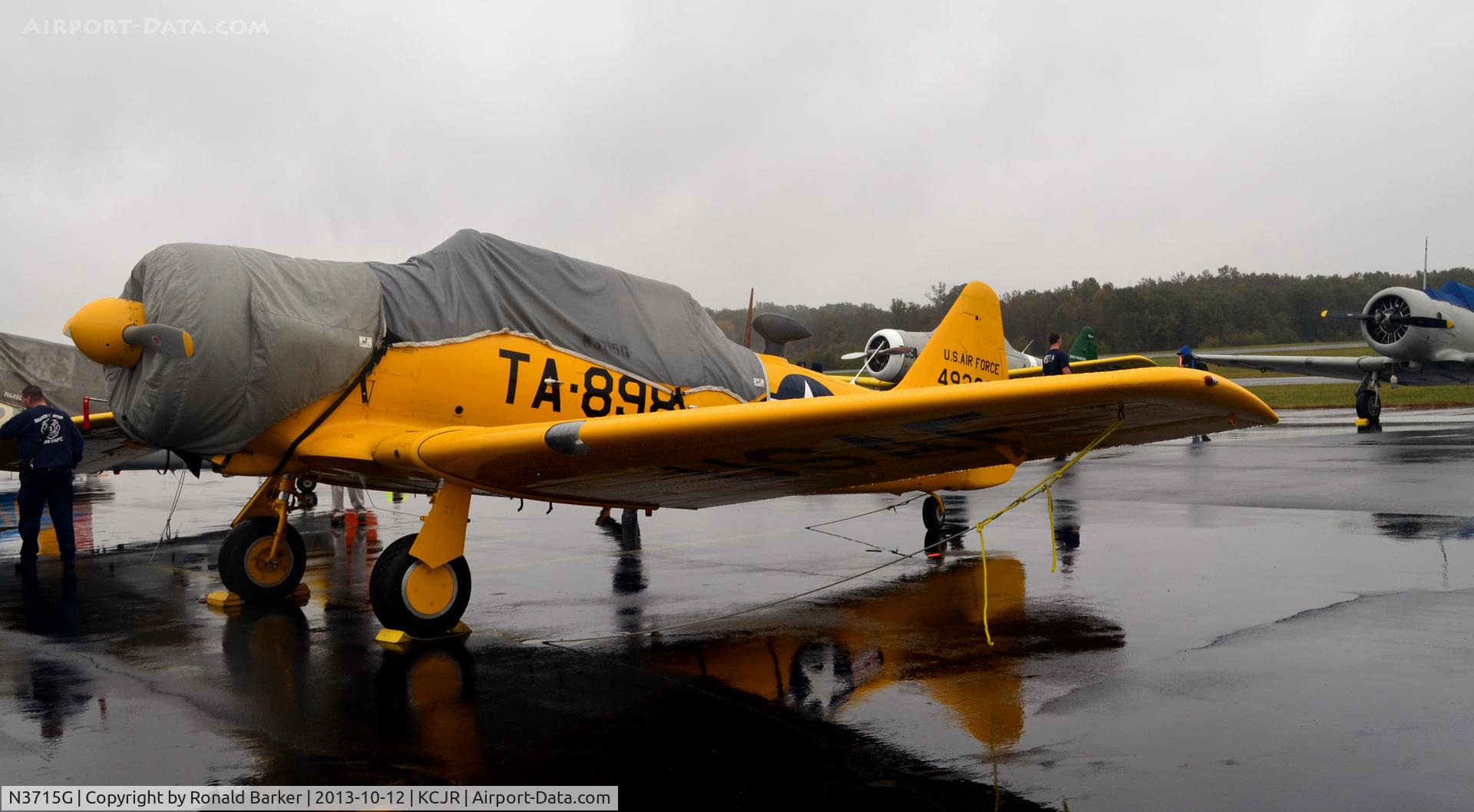 N3715G, 1949 North American AT-6G Texan C/N 168-2 (49-2898), Culpeper Air Fest 2013