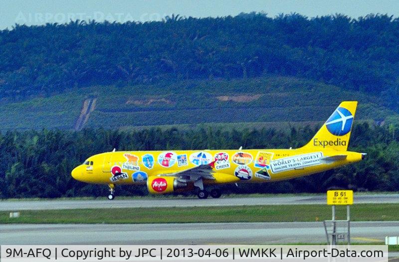 9M-AFQ, 2007 Airbus A320-216 C/N 3018, Air Asia A320, Expedia Livery