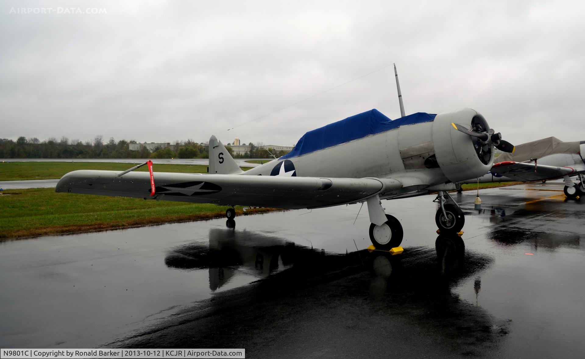 N9801C, 1943 North American SNJ-5 Texan Texan C/N 90-669, Culpeper Air Fest 2013