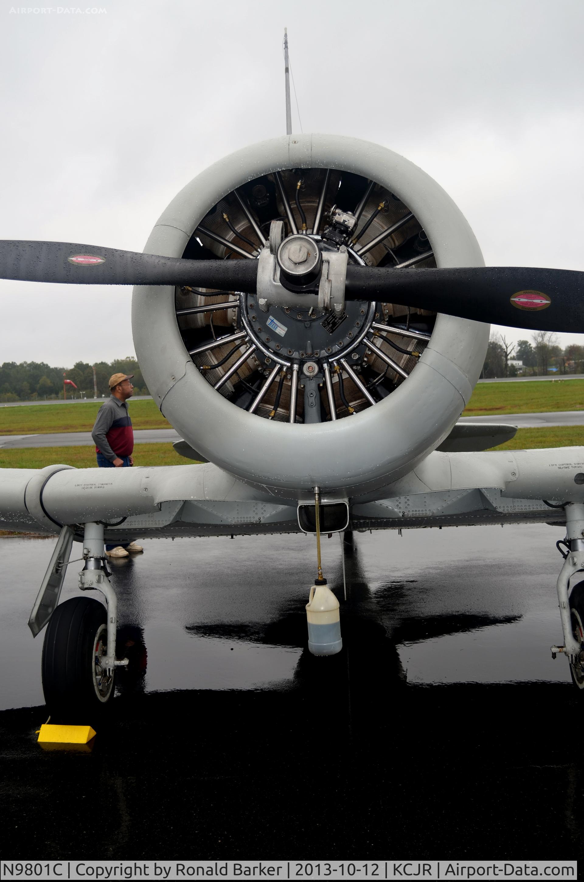 N9801C, 1943 North American SNJ-5 Texan Texan C/N 90-669, Culpeper Air Fest 2013