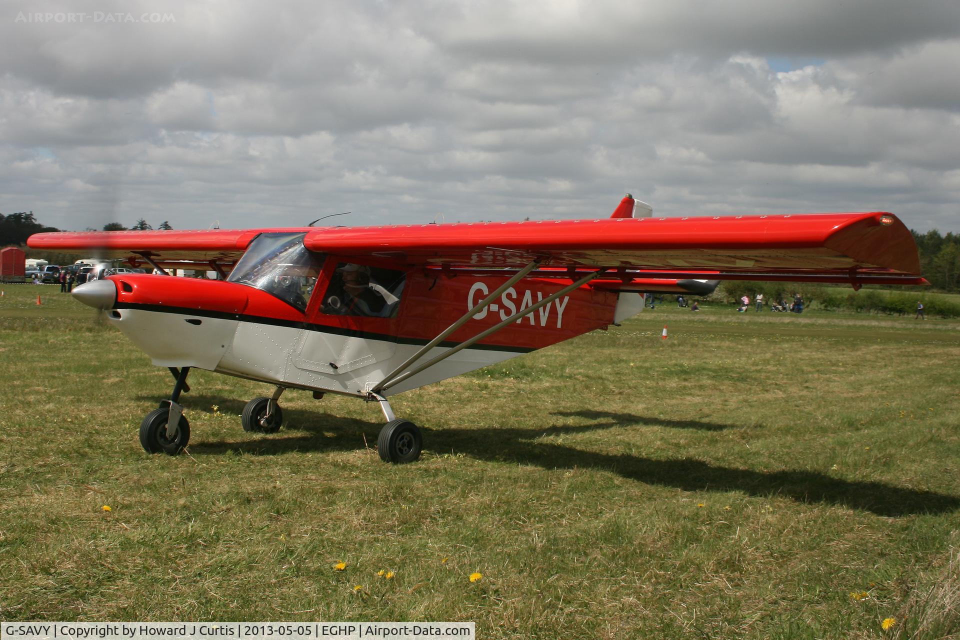 G-SAVY, 2009 ICP MXP-740 Savannah VG Jabiru(1) C/N BMAA/HB/499, Privately owned, at the Microlight Trade Fair.