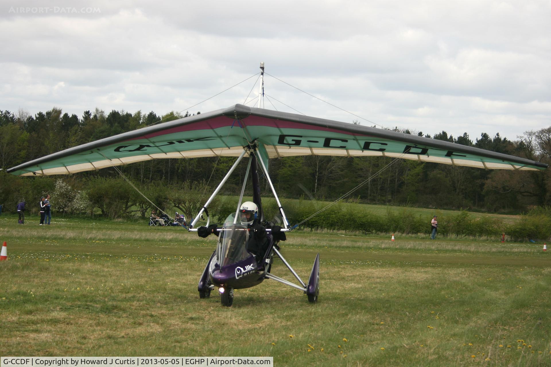 G-CCDF, 2003 Mainair Pegasus Quik C/N 7949, Privately owned, at the Microlight Trade Fair.
