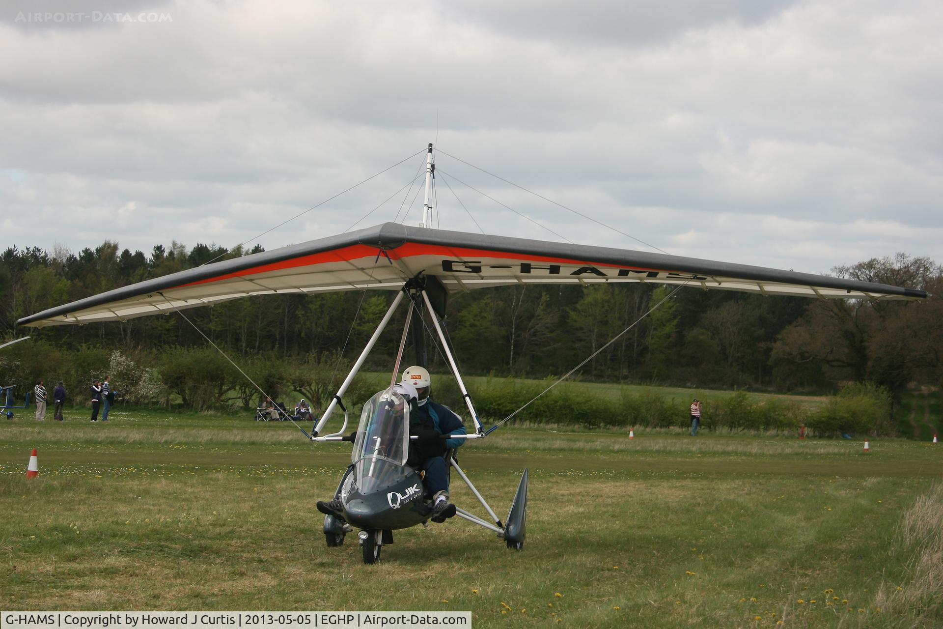 G-HAMS, 2006 P&M Aviation Pegasus Quik C/N 8224, Privately owned, at the Microlight Trade Fair.