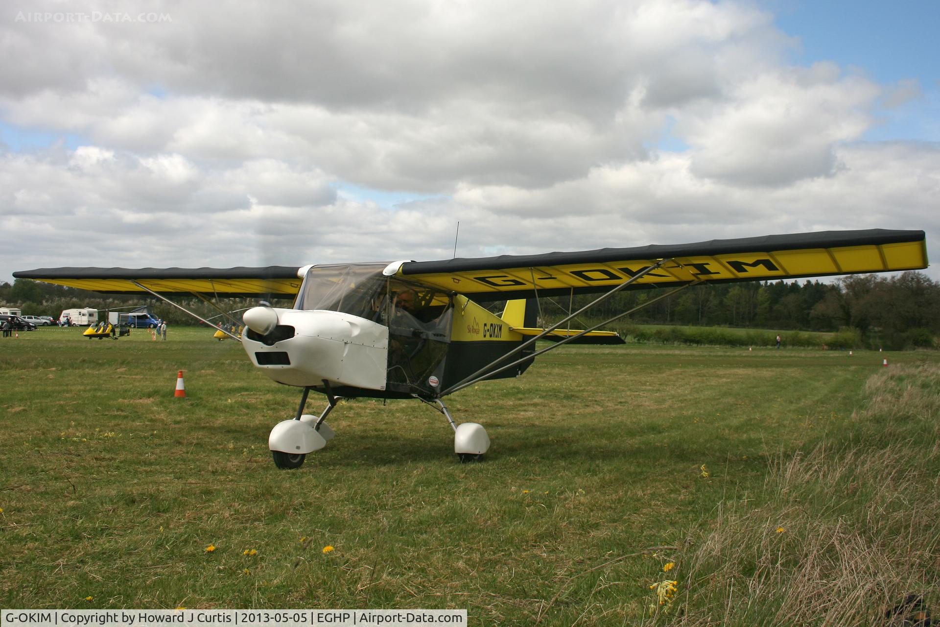 G-OKIM, 2003 Skyranger 912(2) C/N BMAA/HB/333, Privately owned, at the Microlight Trade Fair.