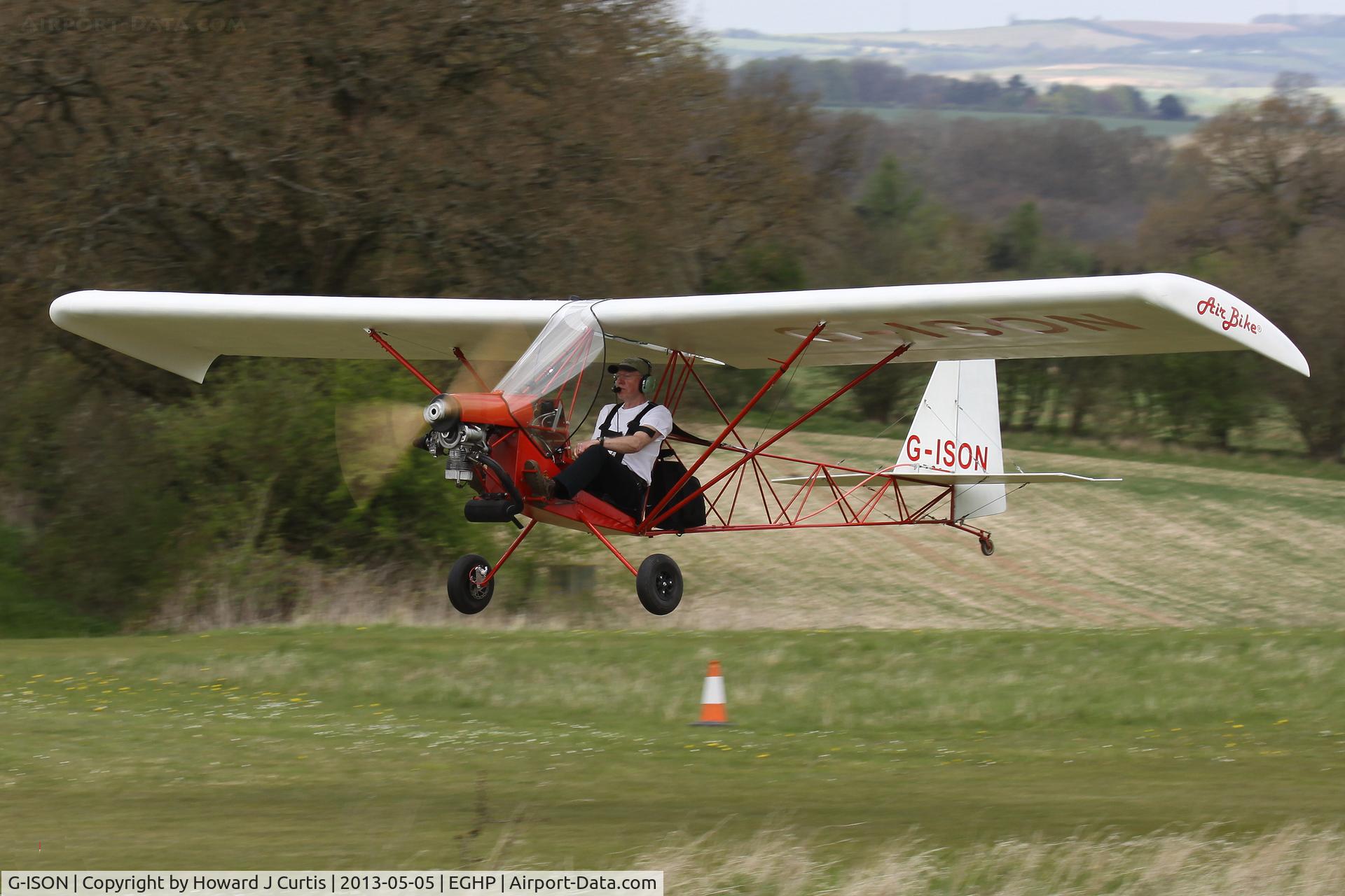 G-ISON, 2011 AirBikeUK Lite C/N 001, Privately owned, at the Microlight Trade Fair.