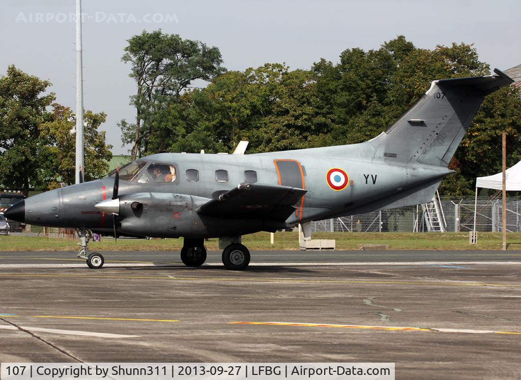 107, Embraer EMB-121AA Xingu C/N 121107, Participant of the Cognac AFB Spotter Day 2013