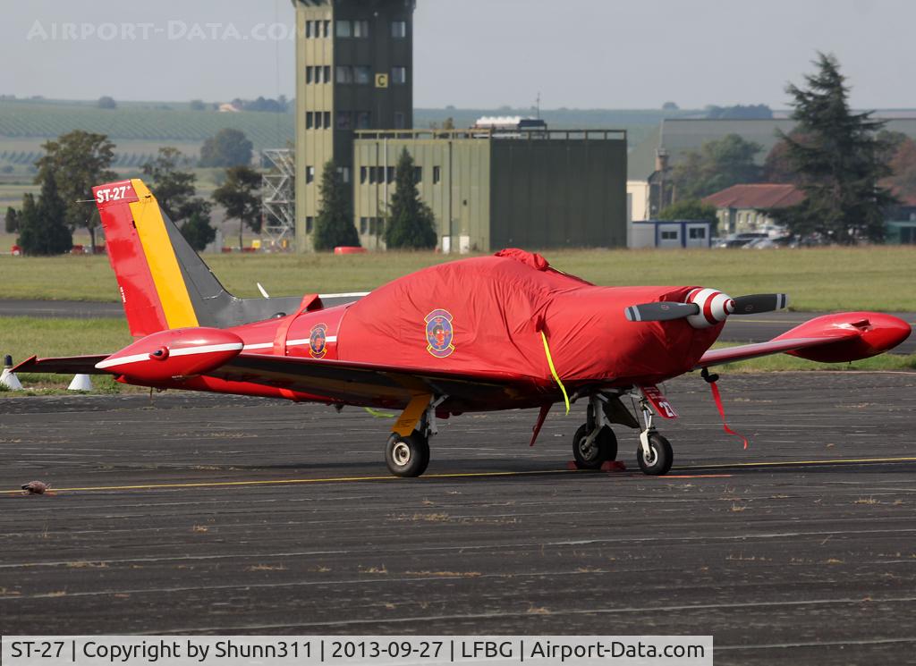 ST-27, SIAI-Marchetti SF-260M C/N 10-27, Participant of the Cognac AFB Spotter Day 2013
