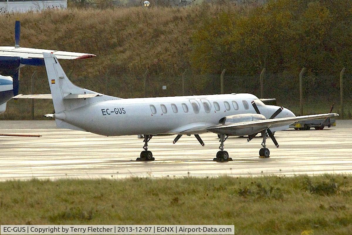 EC-GUS, 1986 Fairchild Swearingen SA-227AC Metro III C/N AC-648, 1986 Swearingen SA-227AC Metro III, c/n: AC-648 on East Midlands Cargo ramp
