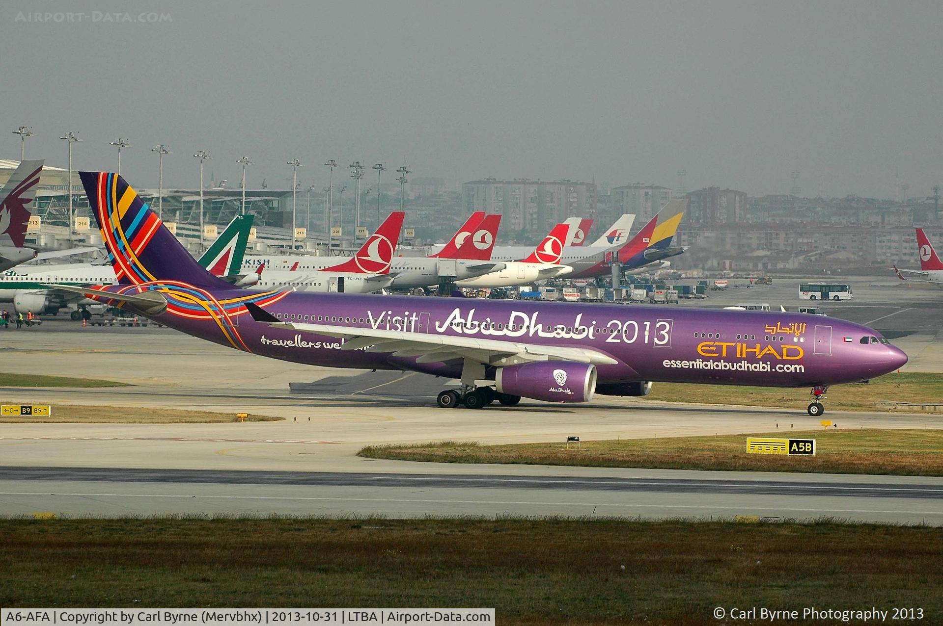 A6-AFA, 2009 Airbus A330-343X C/N 1071, Taken from the Fly Inn Shopping Mall.