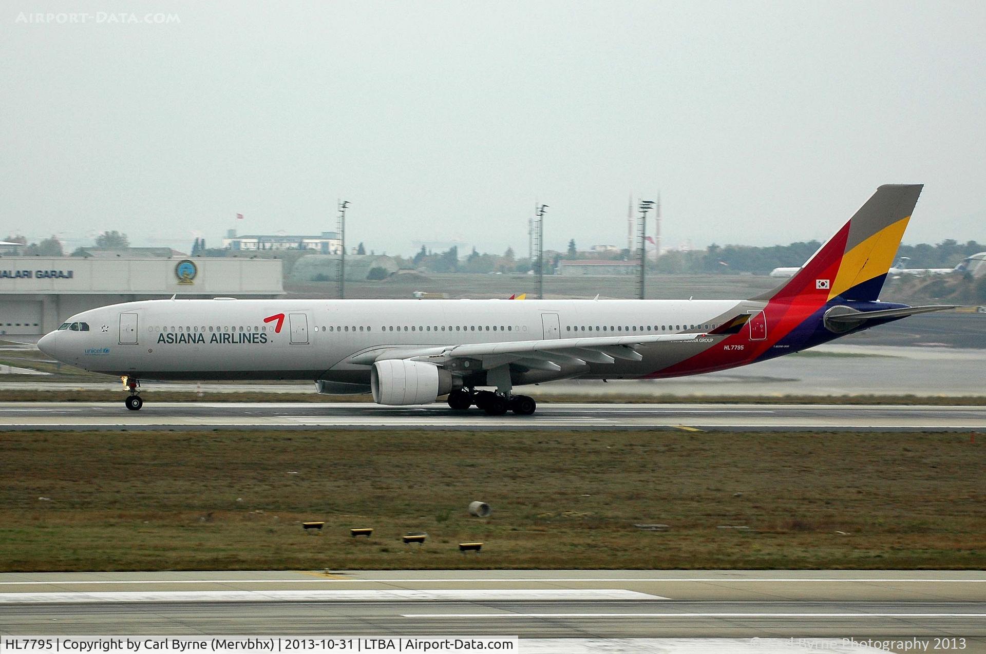 HL7795, 2011 Airbus A330-323X C/N 1211, Taken from the Fly Inn Shopping Mall.