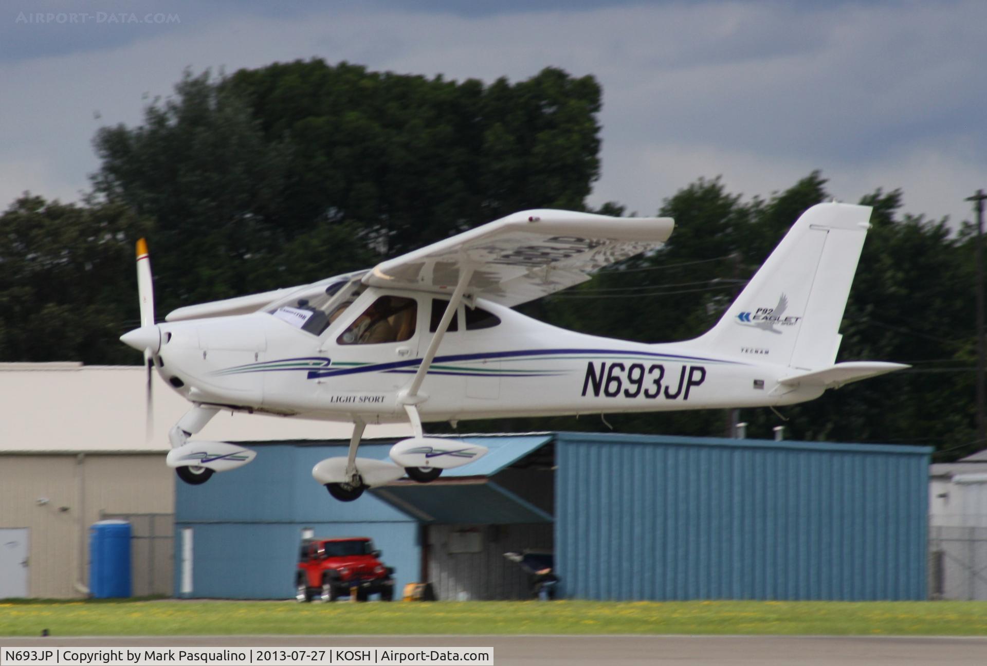 N693JP, 2012 Tecnam P-92 Eaglet C/N 1433, Tecnam P-92