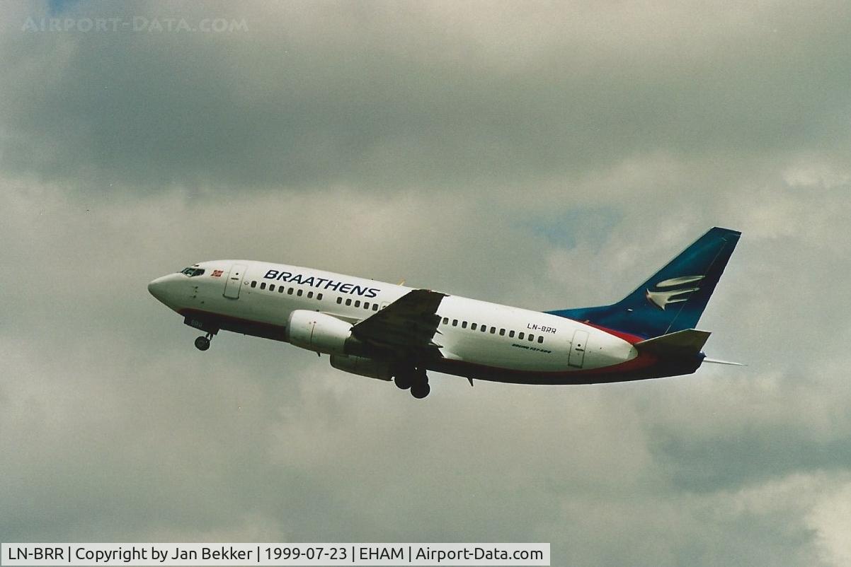 LN-BRR, 1992 Boeing 737-505 C/N 24648, Schiphol