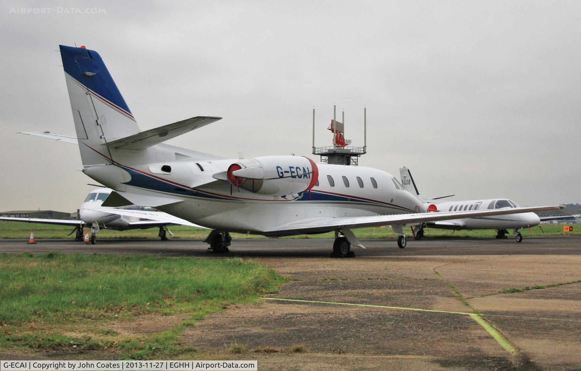G-ECAI, 2006 Cessna 560XL Citation XLS C/N 560-5631, Parked at CSE