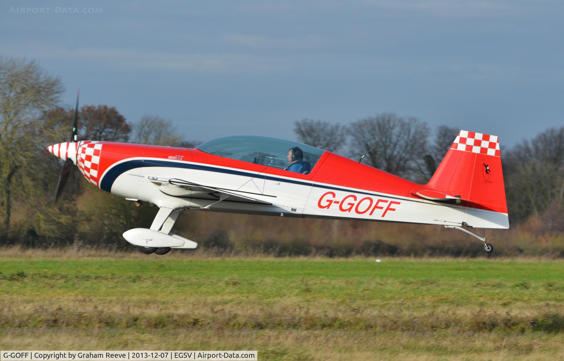 G-GOFF, Extra EA-300LC C/N LC008, Just airbourne.