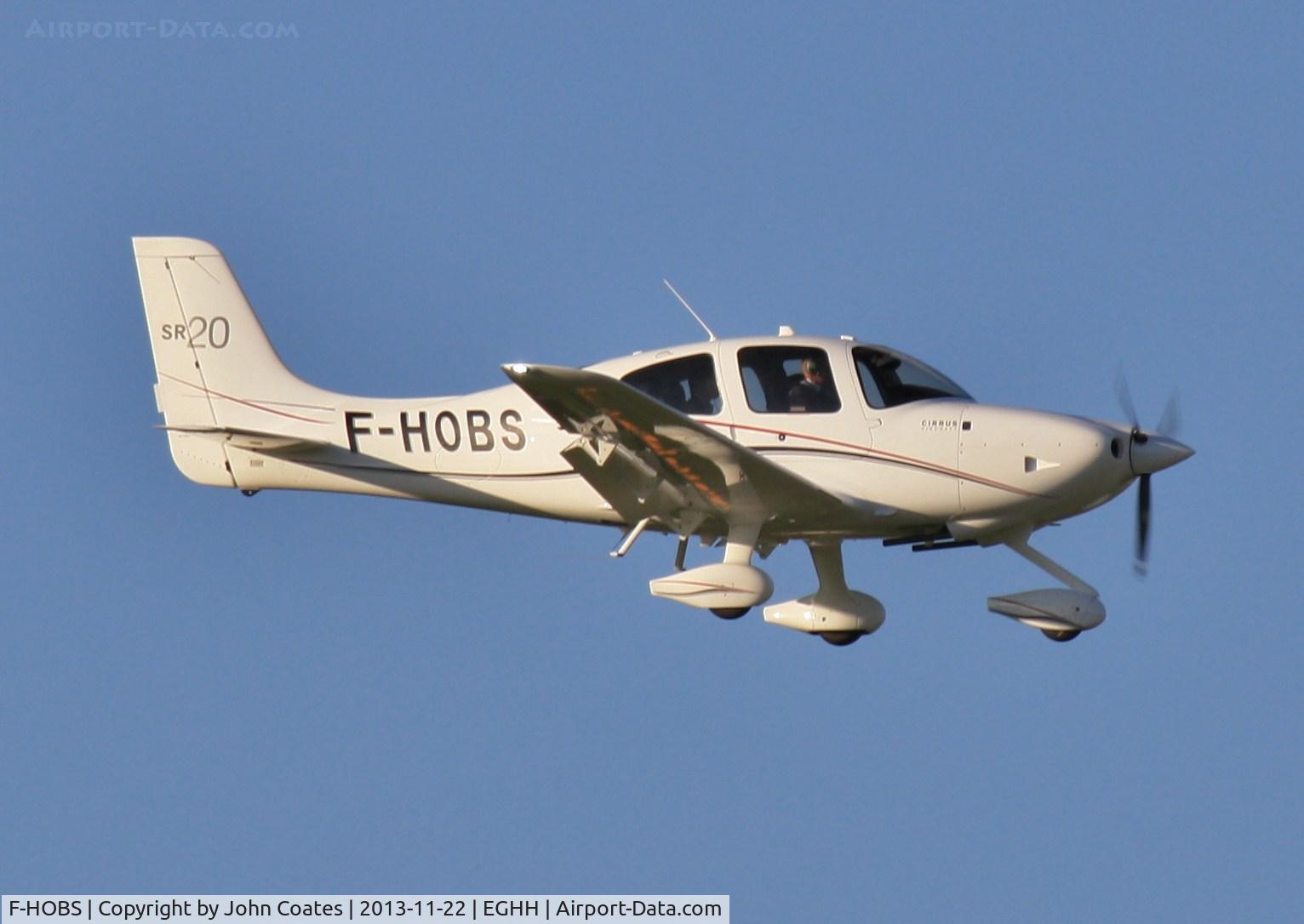F-HOBS, Cirrus SR20 C/N 2234, Finals to 08