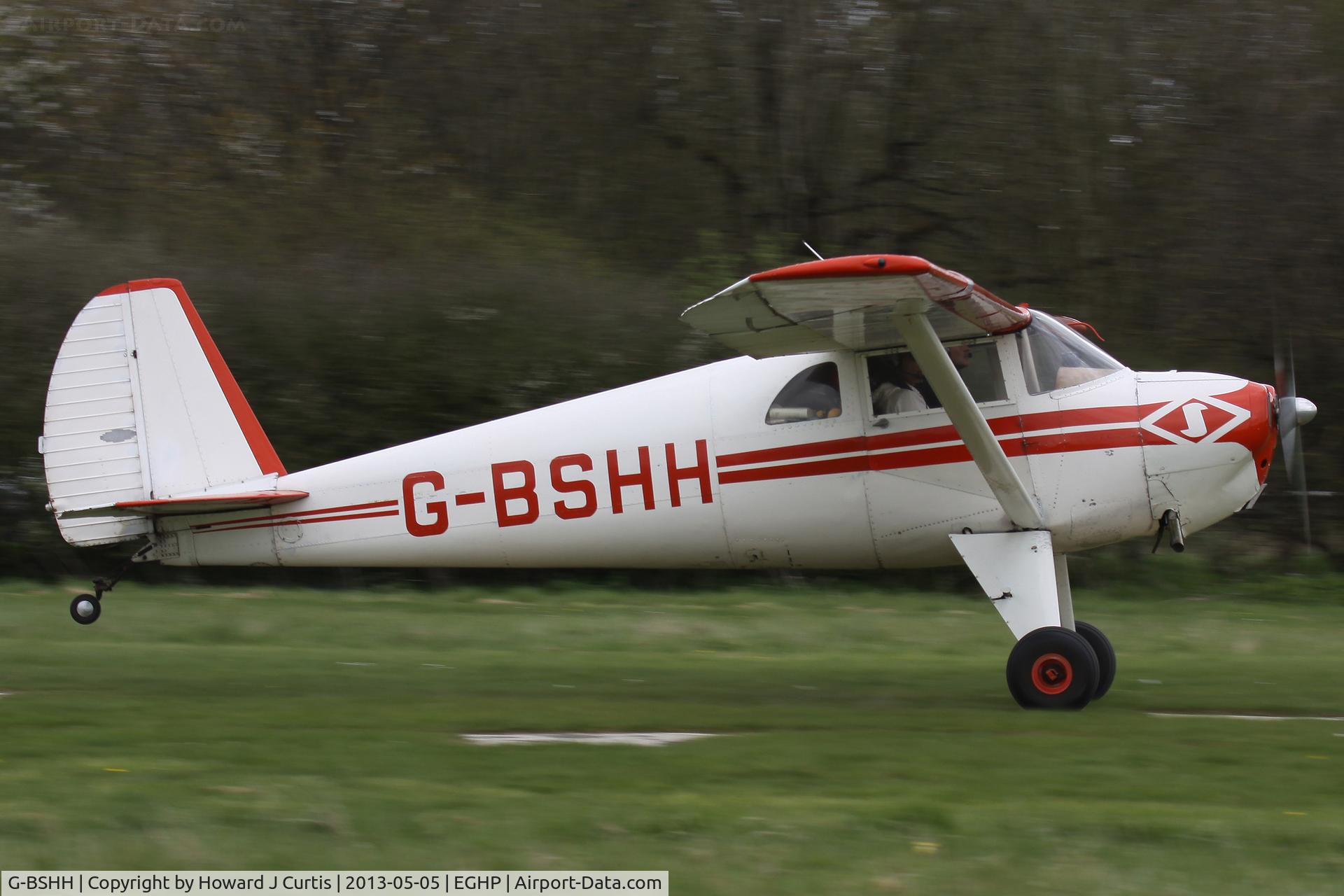 G-BSHH, 1946 Luscombe 8E Silvaire C/N 3981, A resident here, caught on departure.