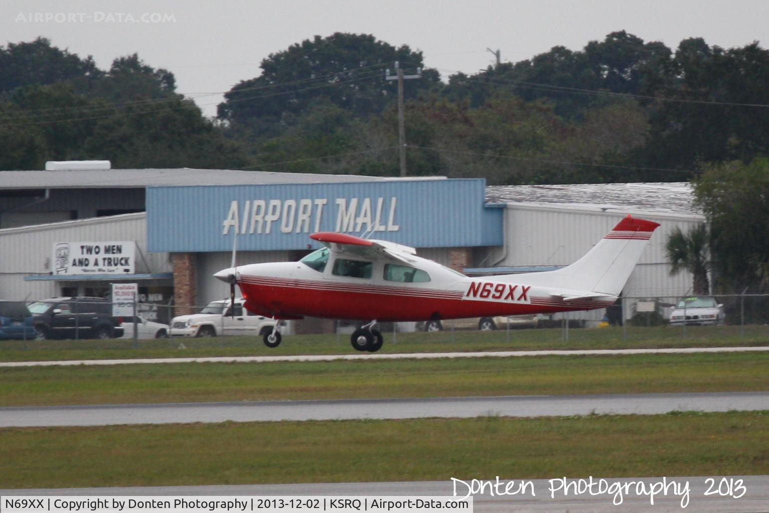 N69XX, 1979 Cessna T210N Turbo Centurion C/N 21063196, Cessna Centurion (N69XX) arrives at Sarasota-Bradenton International Airport
