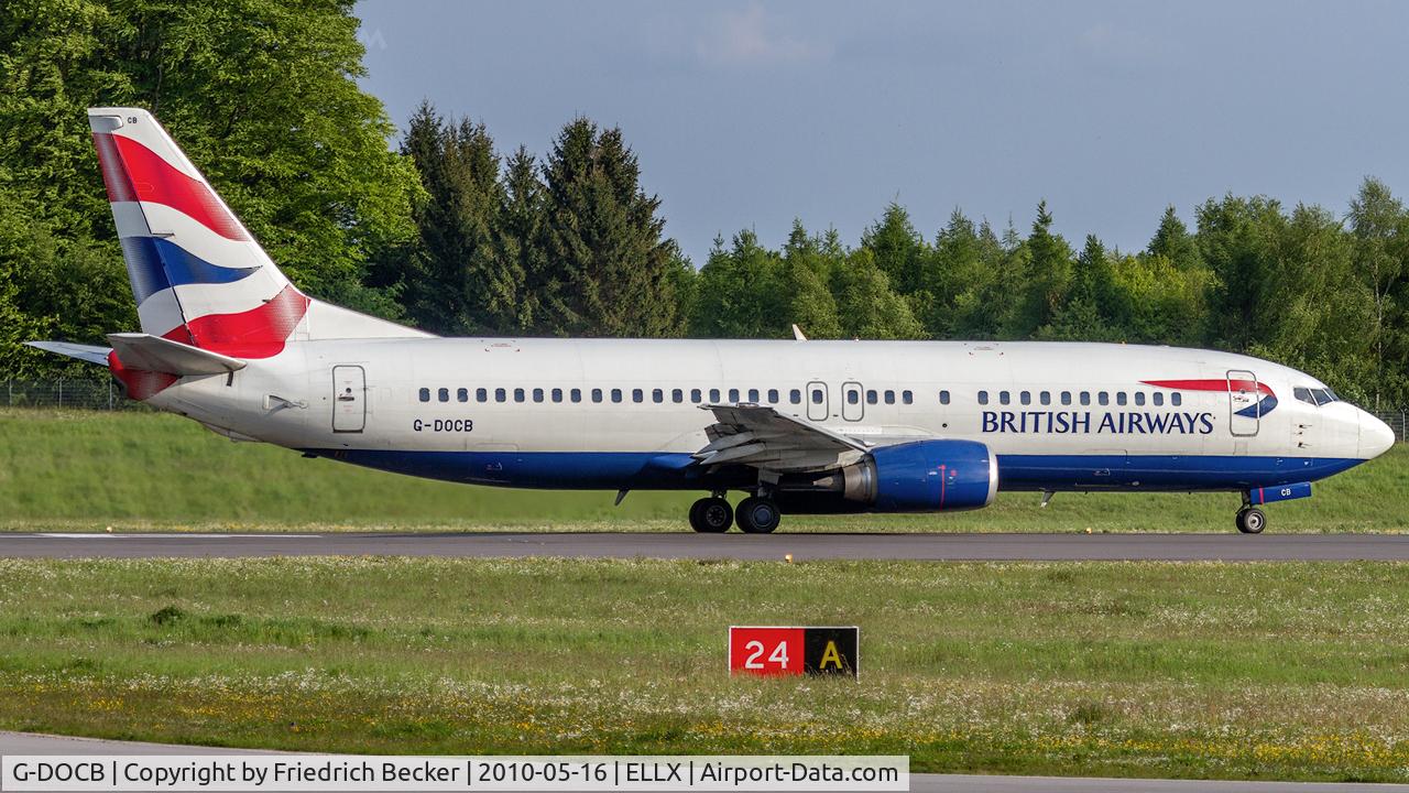 G-DOCB, 1991 Boeing 737-436 C/N 25304, departure via RW24