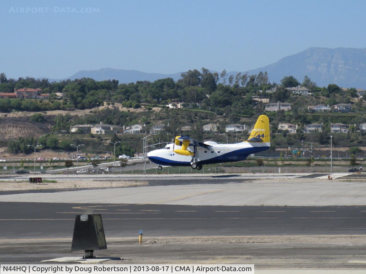 N44HQ, 1950 Grumman HU-16B Albatross C/N G-99, 1950 Grumman HU-16B ALBATROSS 'Row 44', two Wright R-1820-76A 1,425 hp each, landing Rwy 26