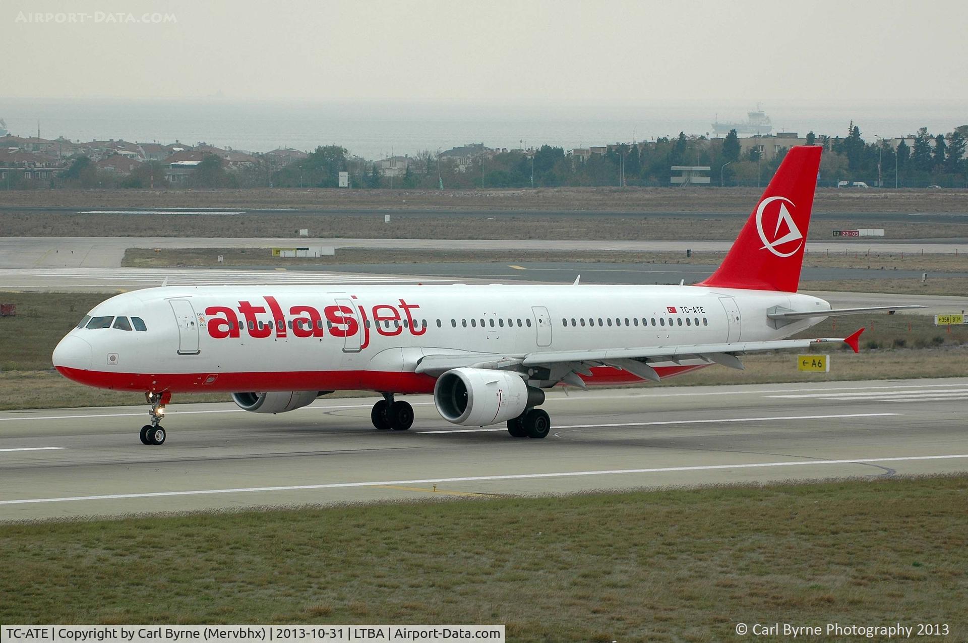 TC-ATE, 1997 Airbus A321-211 C/N 675, Taken from the Fly Inn Shopping Mall.
