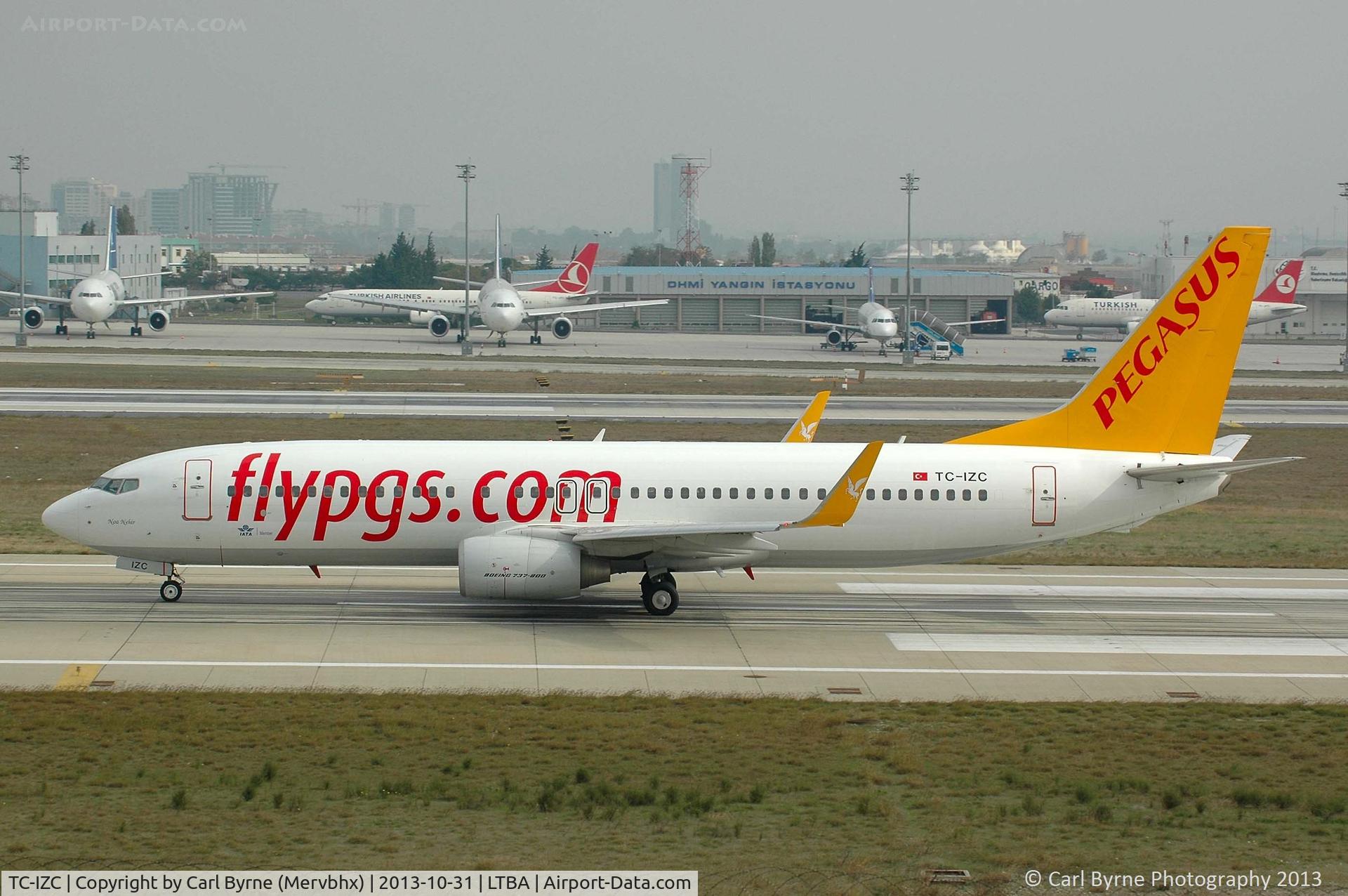 TC-IZC, 2009 Boeing 737-86J C/N 37745, Taken from the Fly Inn Shopping Mall.