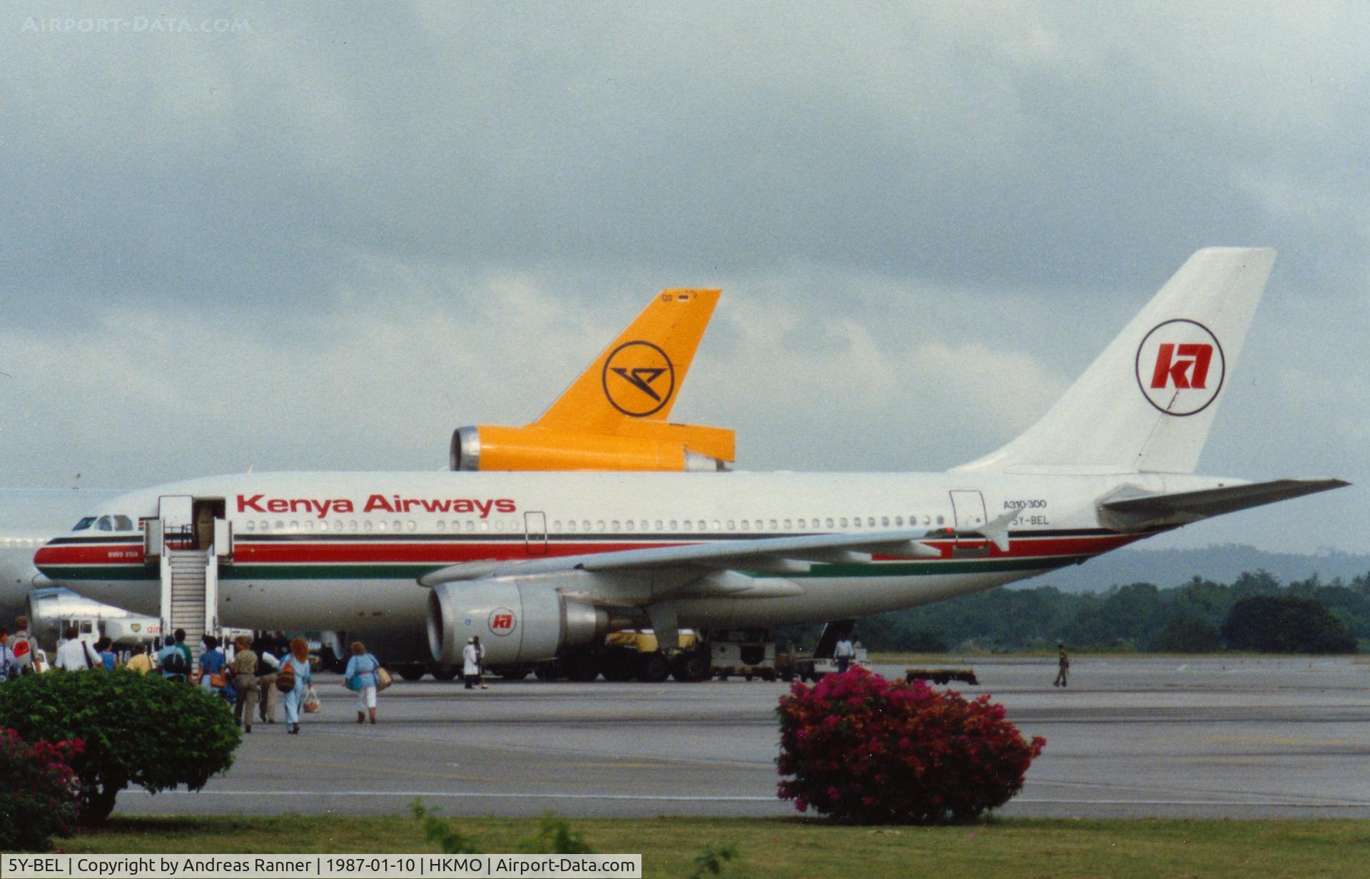 5Y-BEL, 1986 Airbus A310-304 C/N 416, Kenya Airways A310