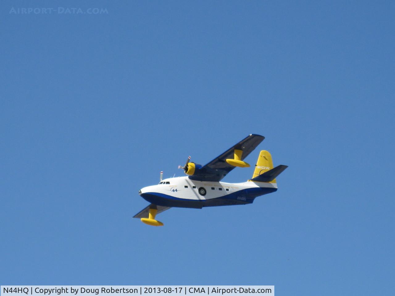N44HQ, 1950 Grumman HU-16B Albatross C/N G-99, 1950 Grumman HU-16B ALBATROSS 'Row 44', two Wright R-1820-76A 1,425 Hp each, another pass over 26