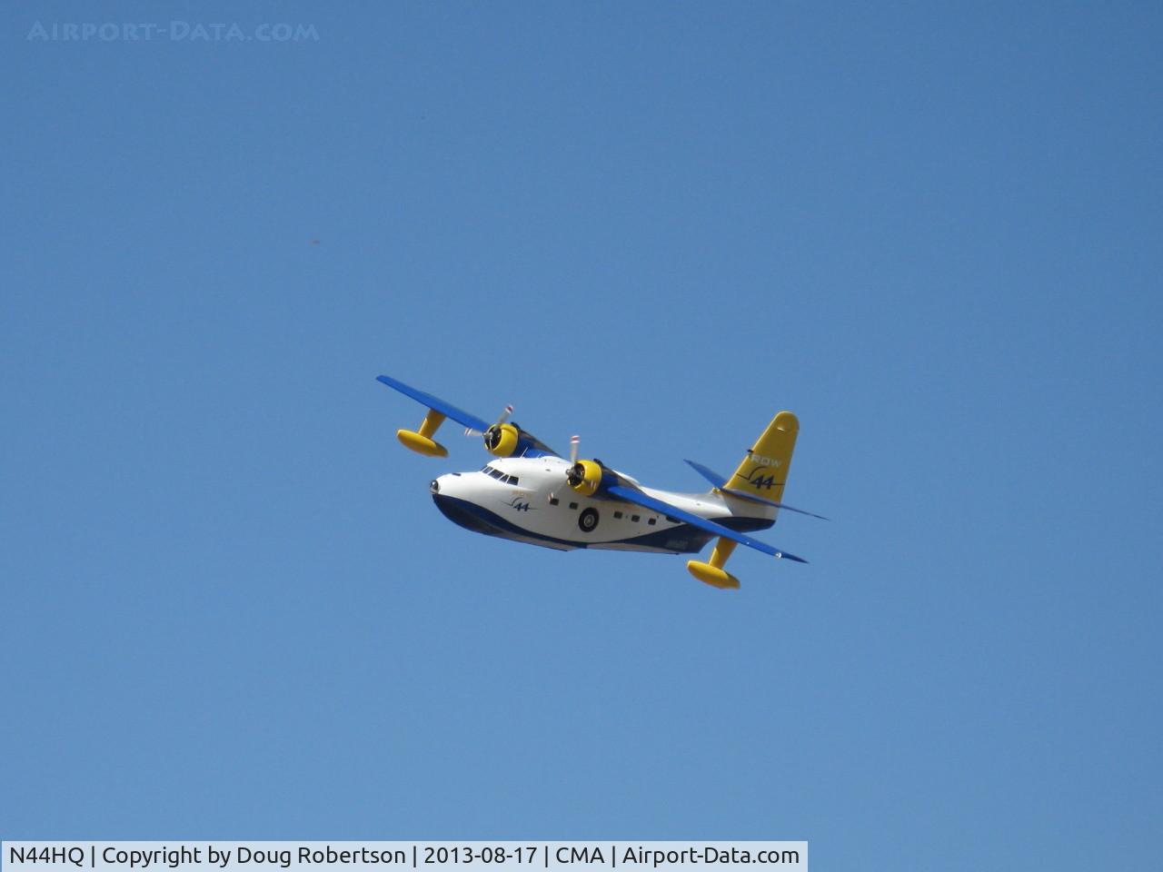 N44HQ, 1950 Grumman HU-16B Albatross C/N G-99, 1950 Grumman HU-16B ALBATROSS 'Row 44', two Wright R-1820-76A 1,425 Hp each, another pass over 26