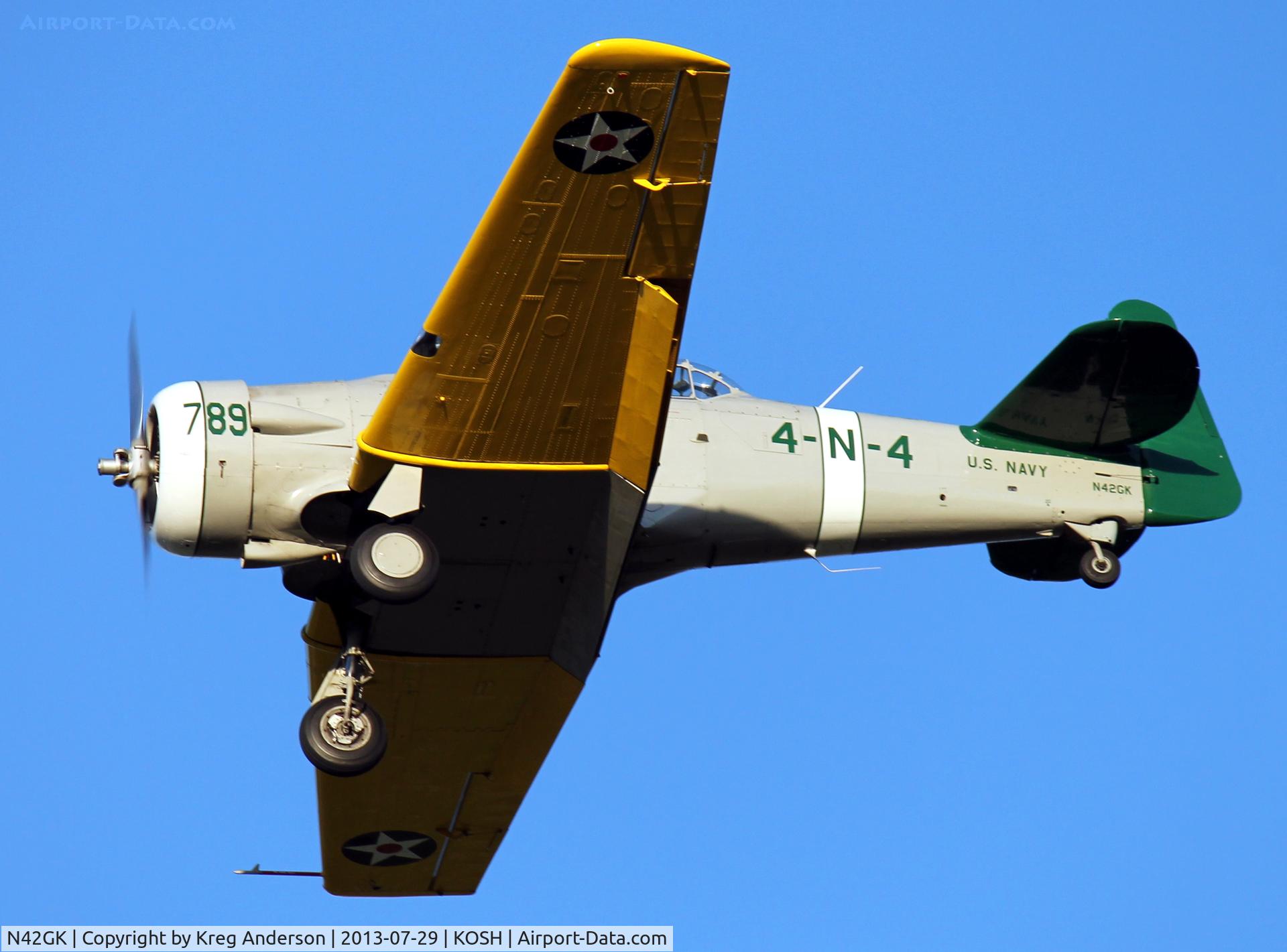 N42GK, 1942 North American AT-6D C/N 8810577, EAA AirVenture 2013