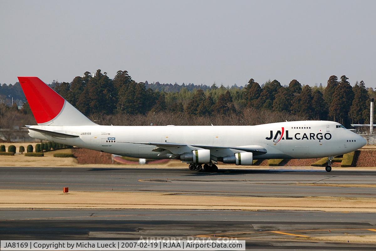 JA8169, 1986 Boeing 747-246B(SF) C/N 23389, At Narita