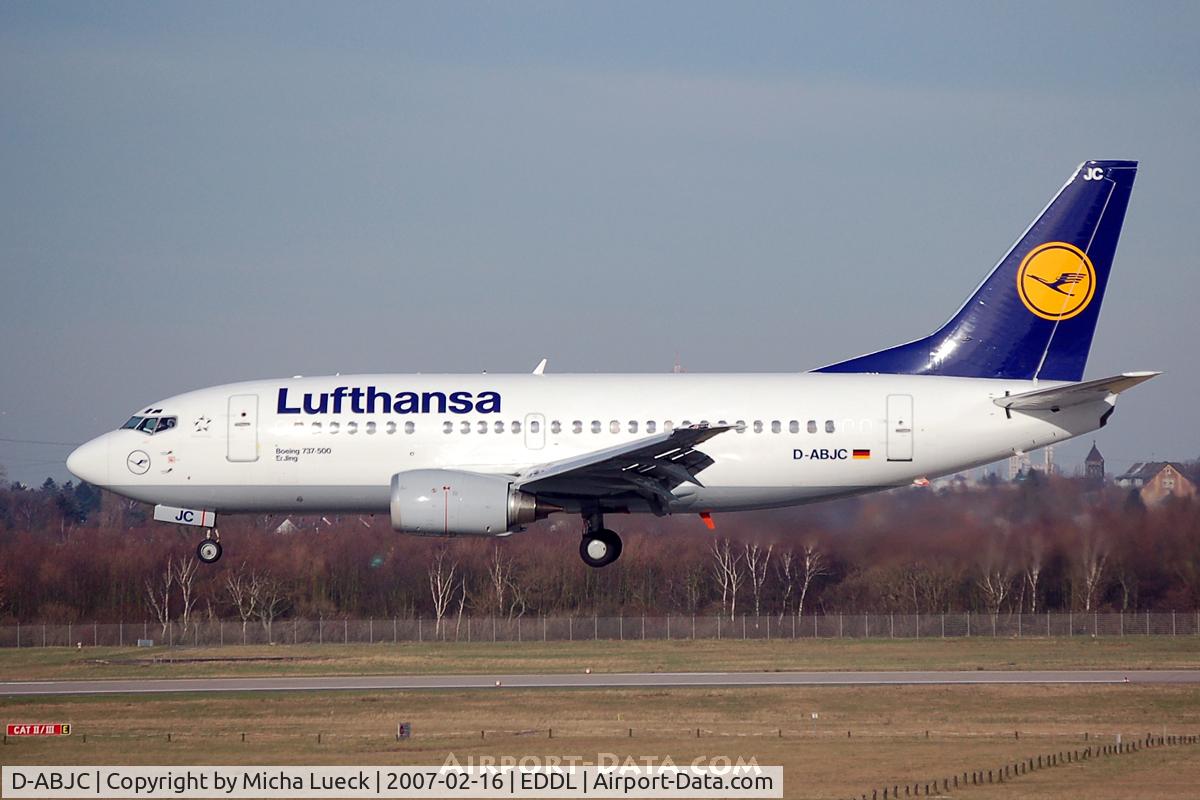D-ABJC, 1991 Boeing 737-530 C/N 25272, At Düsseldorf