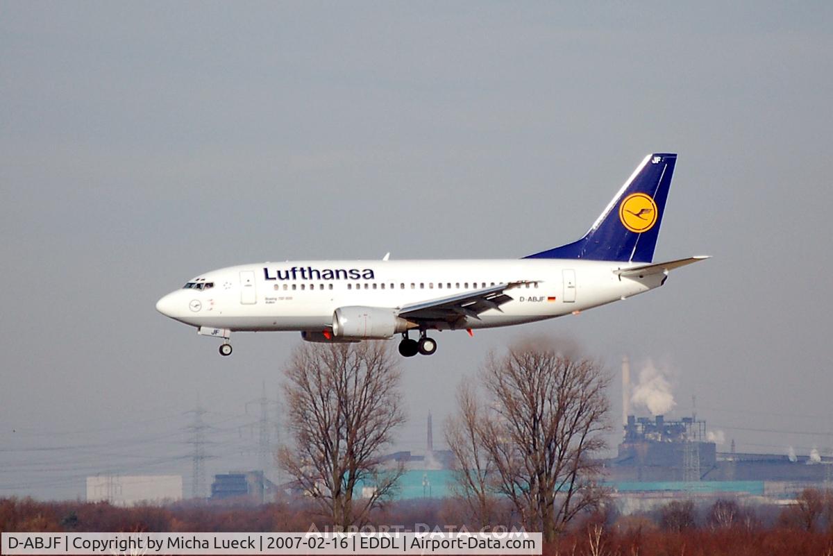 D-ABJF, 1991 Boeing 737-530 C/N 25311, At Düsseldorf
