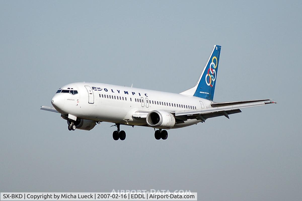 SX-BKD, 1991 Boeing 737-484 C/N 25362, At Düsseldorf