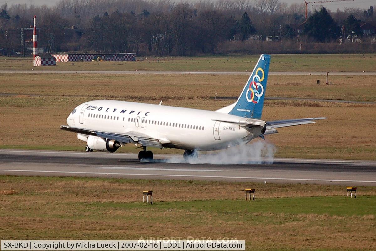SX-BKD, 1991 Boeing 737-484 C/N 25362, At Düsseldorf