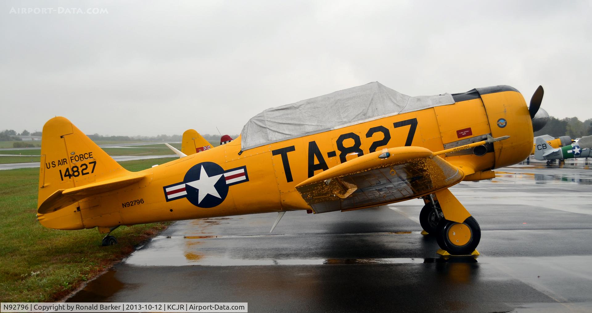 N92796, 1951 North American AT-6G Texan C/N 182-514 (51-14827), Culpeper Air Fest 2013