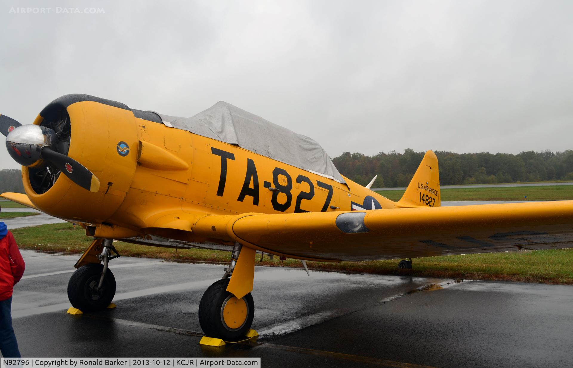 N92796, 1951 North American AT-6G Texan C/N 182-514 (51-14827), Culpeper Air Fest 2013