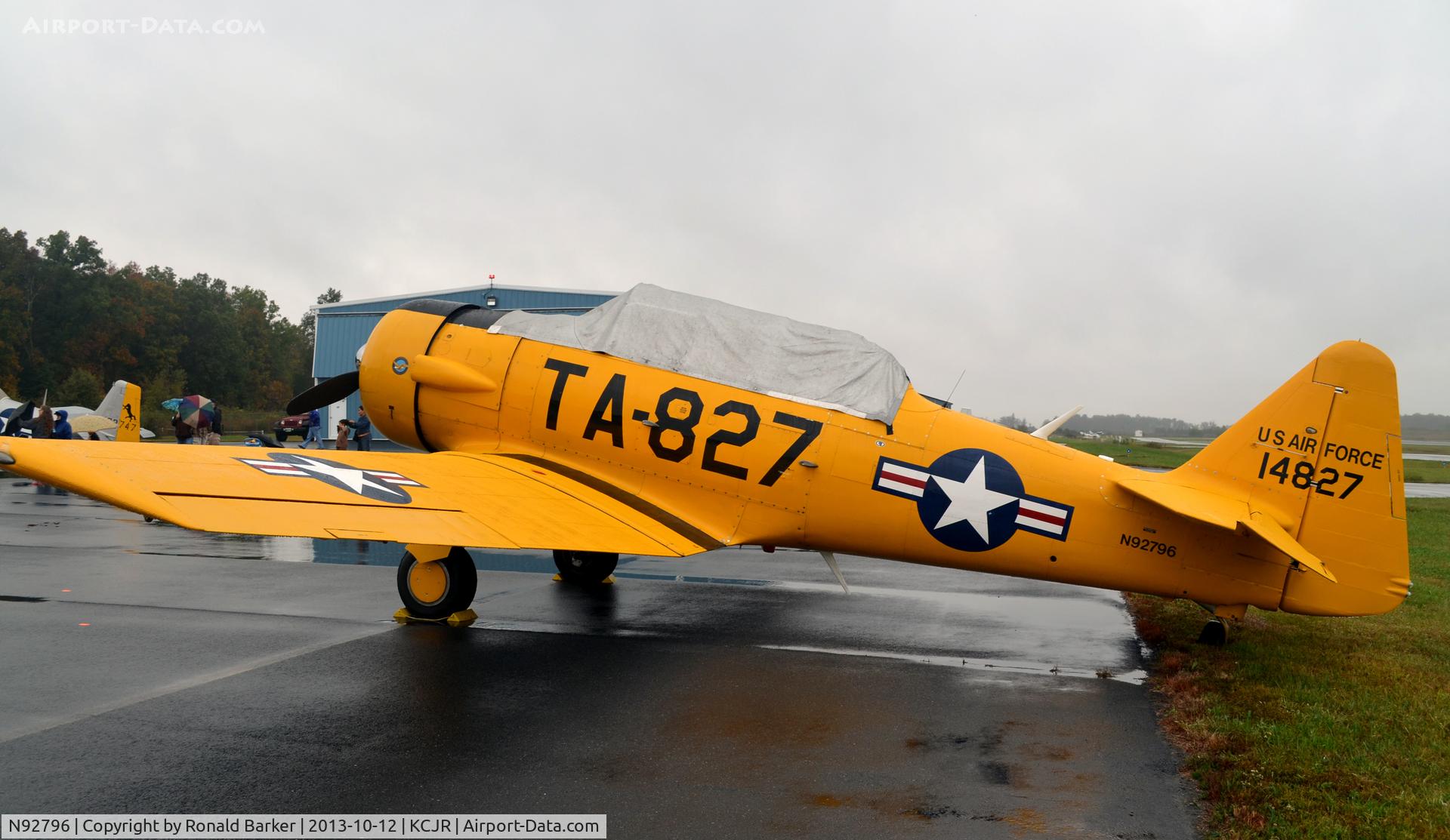 N92796, 1951 North American AT-6G Texan C/N 182-514 (51-14827), Culpeper Air Fest 2013