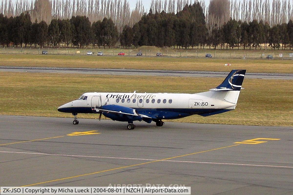 ZK-JSO, 1995 British Aerospace Jetstream 41 C/N 41056, At Christchurch