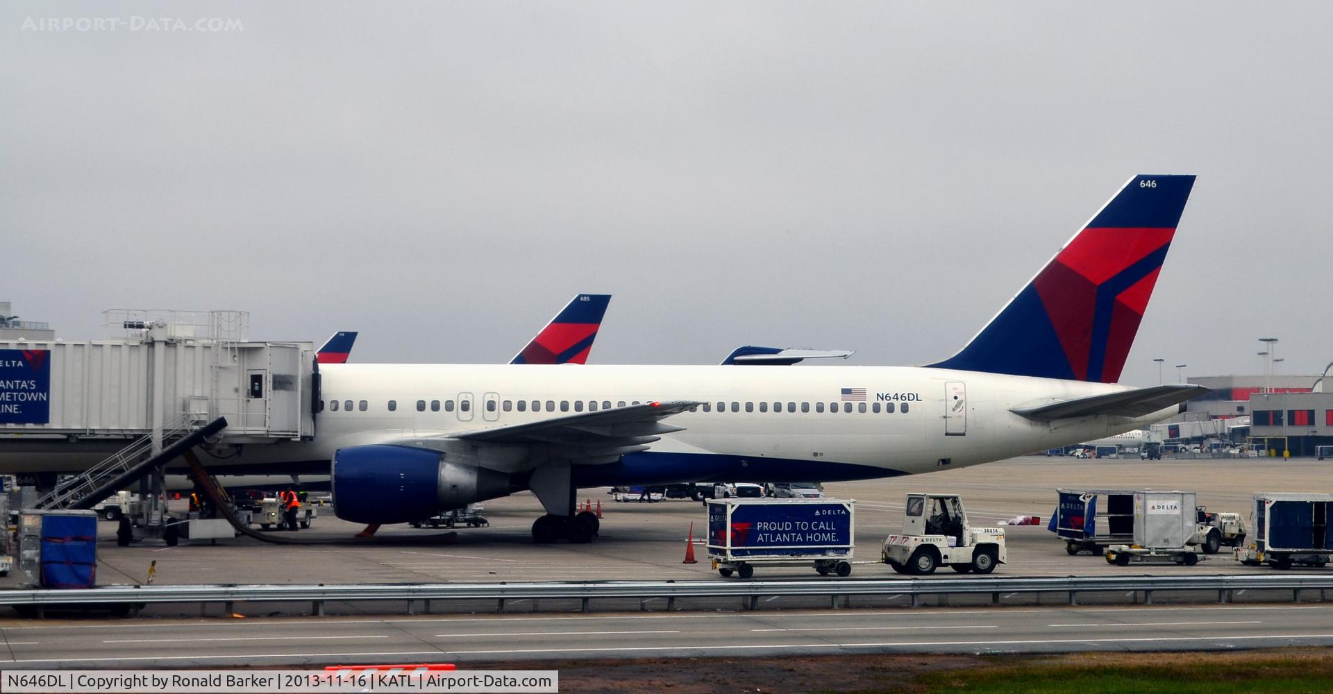 N646DL, 1989 Boeing 757-232 C/N 24217, Atlanta