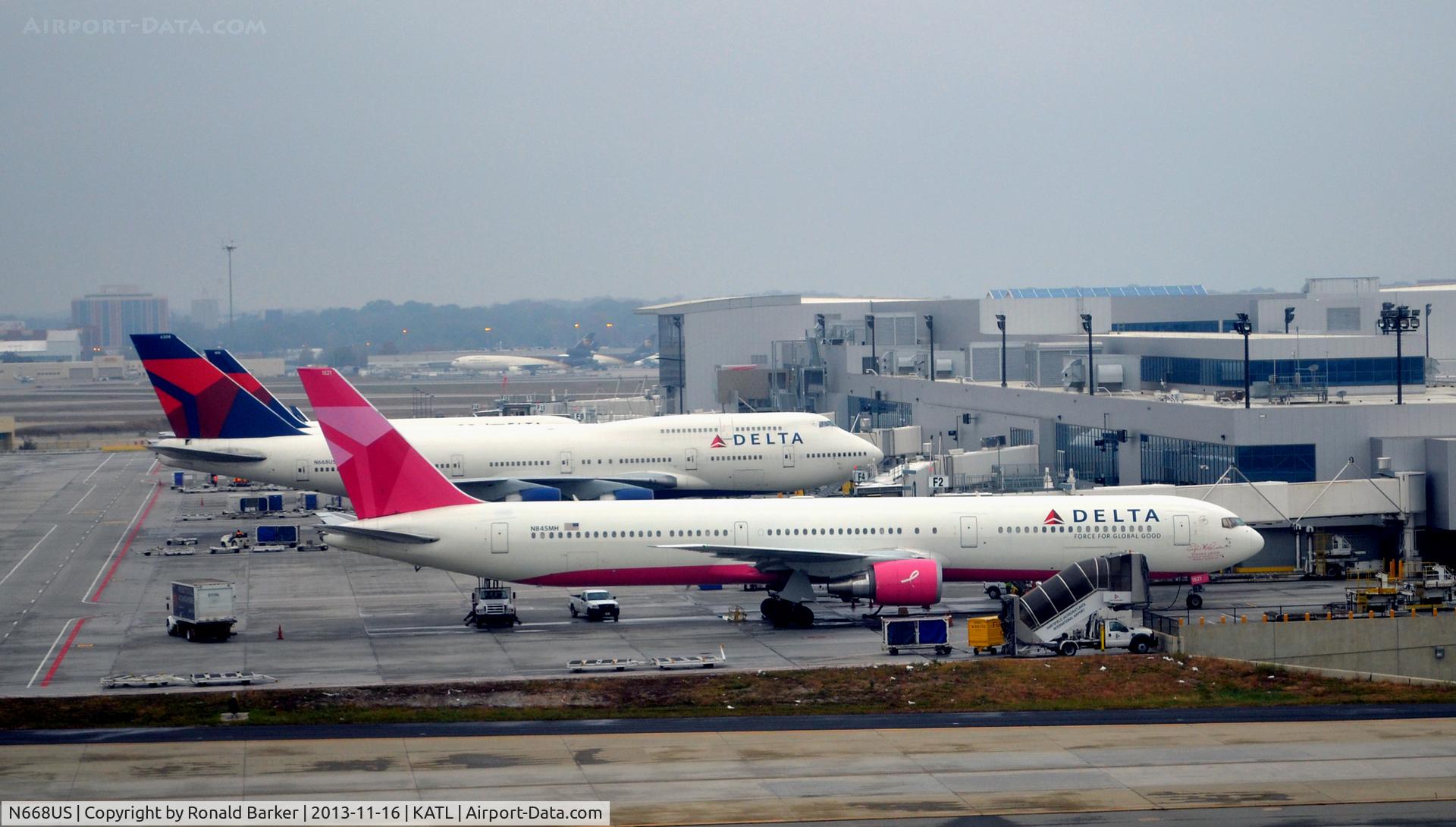 N668US, 1990 Boeing 747-451 C/N 24223, Atlanta