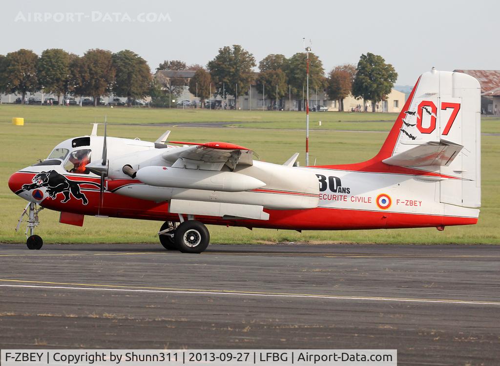 F-ZBEY, Grumman TS-2A/Conair Turbo Firecat C/N 400, Participant of the Cognac AFB Spotter Day 2013 with additional special Securite Civile 30th anniversary c/s