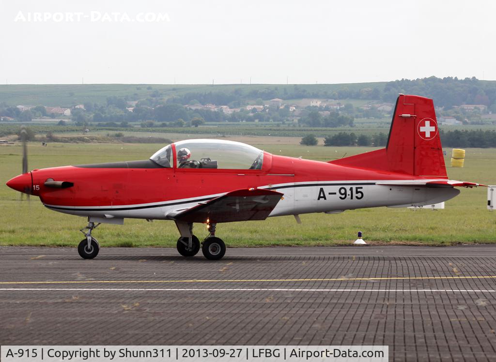 A-915, 1983 Pilatus PC-7 Turbo Trainer C/N 323, Participant of the Cognac AFB Spotter Day 2013